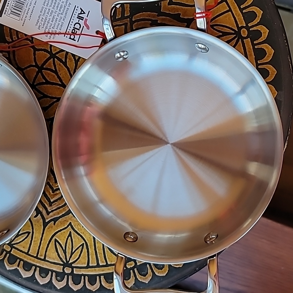 COPY - All-Clad Stainless Steel 6" Mini Gratin Pan, 2pcs set,  NWT - Picture 4 of 8